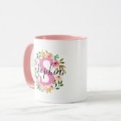 Nommer Mug Premier Don Sur Mesure De La Fille Flor (Devant gauche)