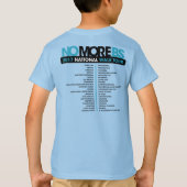 #NOMOREBS T-shirt WALK Tour (Dos)