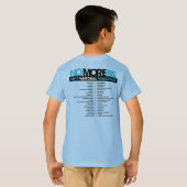 #NOMOREBS T-shirt WALK Tour (Dos entier)