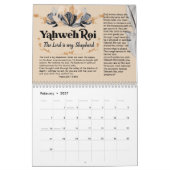 Noms Chrétiens Du Calendrier De Dieu (Feb 2027)