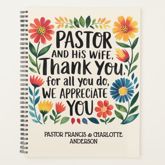 Noms de cadeaux ✝️ Pasteur et Femme du Pasteur (Devant)