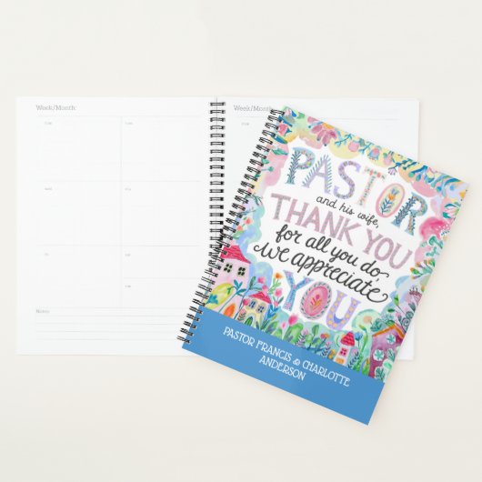 Noms de cadeaux ✝️ Pasteur et Femme du Pasteur (Devant avec enveloppe)