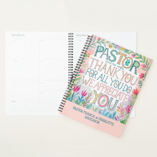 Noms de cadeaux ✝️ Pasteur et Femme du Pasteur (Devant avec enveloppe)