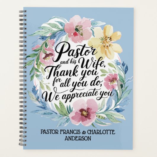 Noms de cadeaux ✝️ Pasteur et Femme du Pasteur (Devant)