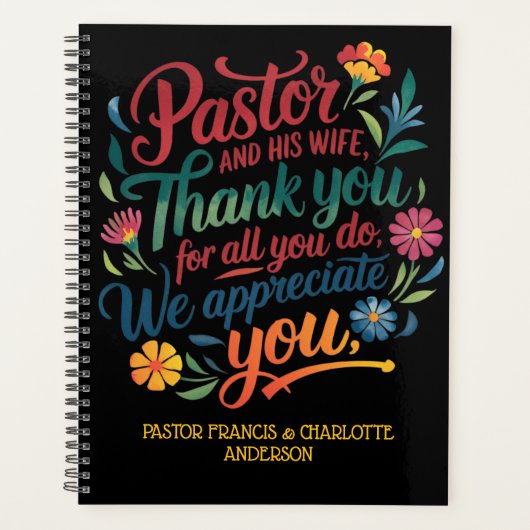 Noms de cadeaux ✝️ Pasteur et Femme du Pasteur (Devant)