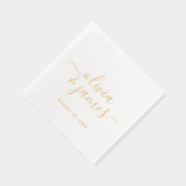 Noms de couples Calligraphie Écriture Mariage (Droite)