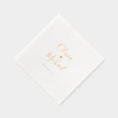 Noms de couples de mariage de script élégant simpl (Droite)