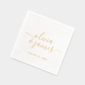 Noms de couples écriture calligraphique Mariage (Gauche)