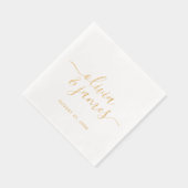 Noms de couples écriture calligraphique Mariage (Droite)