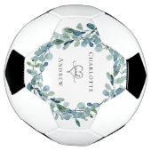 Noms de couronne de verdure d'eucalyptus de mariag (Tourné)