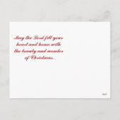 Noms de Jésus - Carte postale de Noël Customisée (Dos)