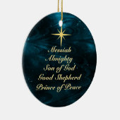 Noms de Jésus - Ornement de Noël Customisé (Droite)