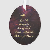 Noms de Jésus - Ornement de Noël Customisé (devant)