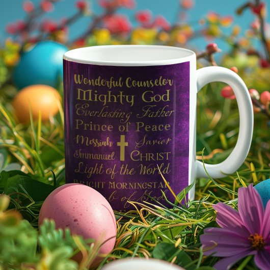 Noms de Jésus Purple Mug personnalisé