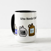 Noms de la lune sur Jugs Coffee Mug (Devant gauche)