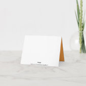 Noms de monogrammes Mariages blancs orange moderne (Dos)