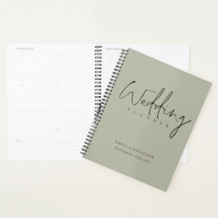 Noms de script minimalistes Date Mariage de taille