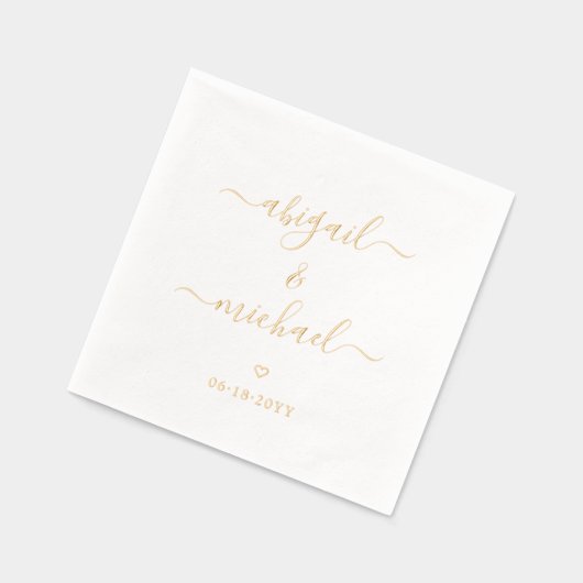 Noms de script modernes et Mariage de coeur simple (Gauche)