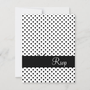 Noms des monogrammes Pois de mariage RSVP Back