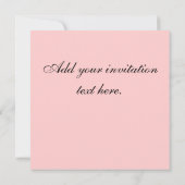 Noms des monogrammes rose Faire-part de mariage Ha (Dos)