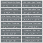 Noms d'invités de script manuscrits Étiquettes Off (Devant)