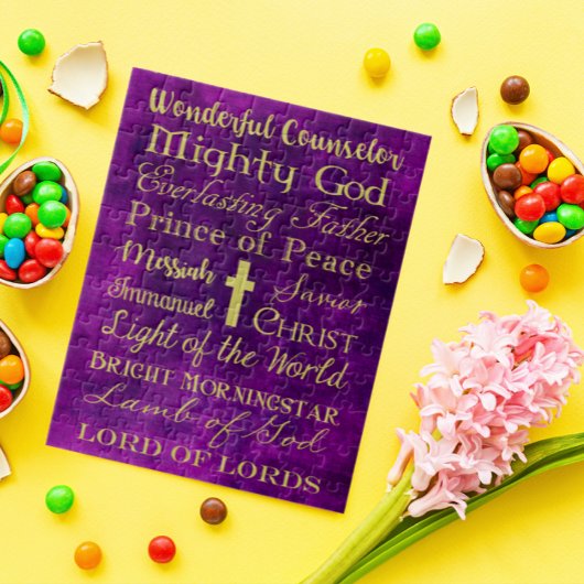 Noms du Puzzle pourpre de Jésus