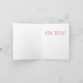 NOMS DU RÉINDEUR Carte de note de Noël (Intérieur)