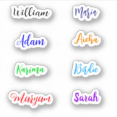 Noms manuscrits de script, meilleurs Stickers impe (Devant)