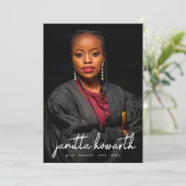 Noms personnalisés Modèle photo Université diplôme (Debout devant)