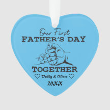 Noms personnalisés, notre première Fête des pères 