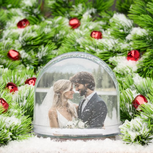 Noms photo personnalisés Mariage Date Keepsaké (Noël)