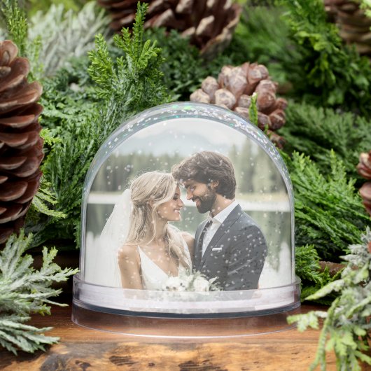 Noms photo personnalisés Mariage Date Keepsaké (Hiver)