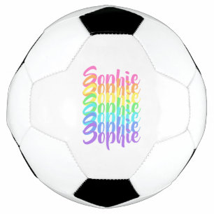 Noms Rainbow Personnalisés Balle de football