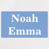 Noms simples Étiquettes de vêtements imperméables (Design 1)