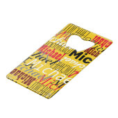 Noms superposés Jaune (Dos Angle)