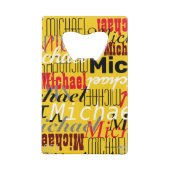 Noms superposés Jaune (Dos)