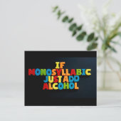 Non: 96. SI MONOSYLLABIC... carte postale de TFDG (Debout devant)