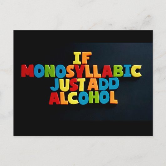 Non: 96. SI MONOSYLLABIC... carte postale de TFDG (Devant)