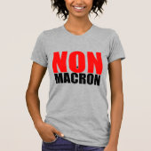 NON à MACRON T-shirt (Voorkant)