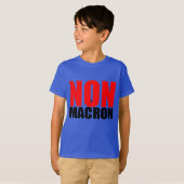 NON à MACRON T-shirt (Voorkant volledig)