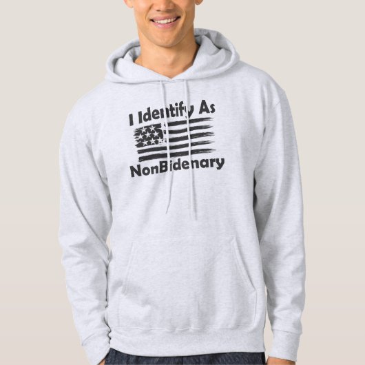 Non-Bidenary Hoodie (Voorkant)