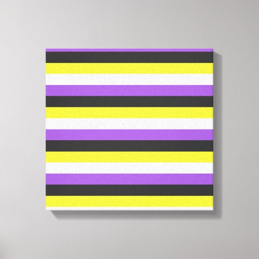 non-binair canvas afdruk (Voorkant)