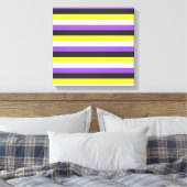 non-binair canvas afdruk (Insitu (Slaapkamer))