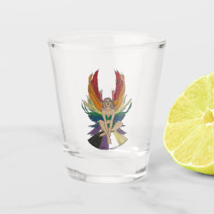 Non-binaire fee shot glas
