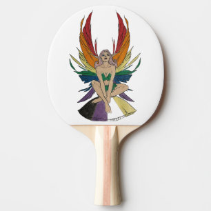 Non-binaire fee tafeltennisbatje