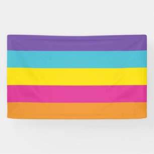 Non-binaire genderse trots spandoek