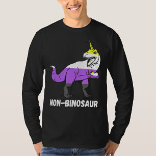 Non-Binaire Rex Unicorn Lgbtq Nonbinary Vlag Gesla T-shirt
