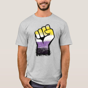 Non-binaire trots vuist t-shirt