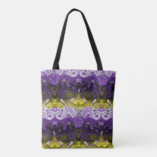 Non-Binary Dragon Damask - NonBinary Pride Vlag Draagtas