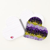 Non-Binary Dragon Damask - NonBinary Pride Vlag Notitieboek (Binnen)